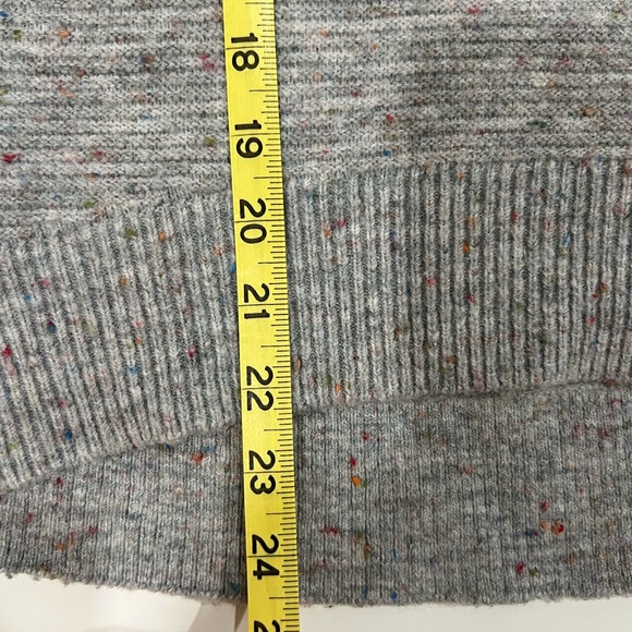 🌿🍁🌱Ann Taylor Loft Cowl Neck Gray Sweater - XSP Petites - Picture 11 of 14